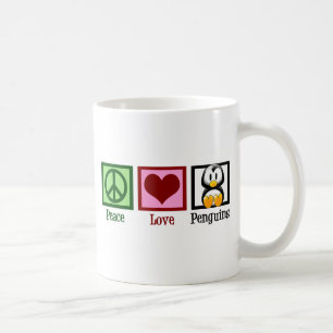 Fredspingviner i Kärlek Kaffemugg