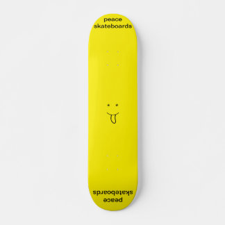 fredsplan tunga ansikte mini skateboard bräda 18,5 cm