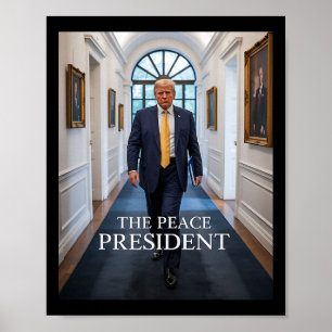 Fredspresidenten, Trump President Of Peace _1 Poster