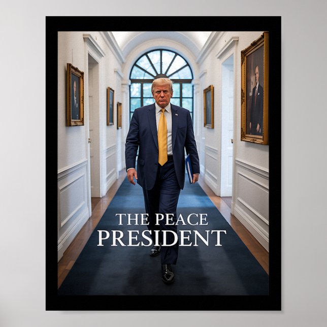 Fredspresidenten, Trump President Of Peace _1  Poster (Framsidan)