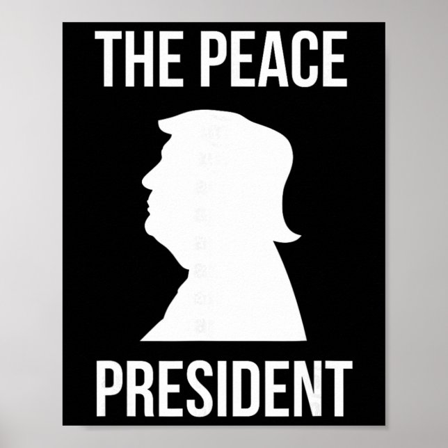 Fredspresidenten, Trump President över fred  Poster (Framsidan)