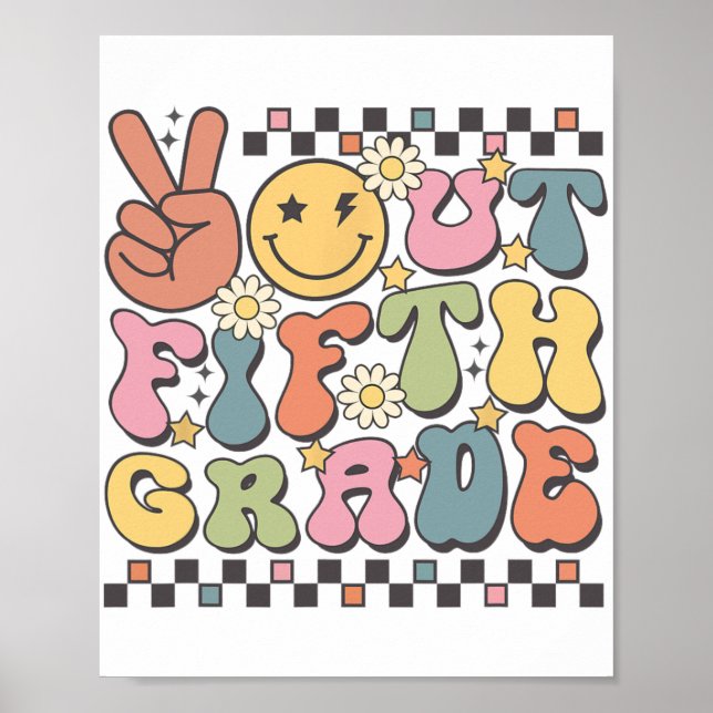 Fredsprocessen i femte Klass förra dagen, femte Kl Poster (Framsidan)