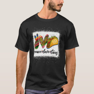Fredsprogrammet Kärlek Tacos Cute Taco Tacho Tisda T Shirt