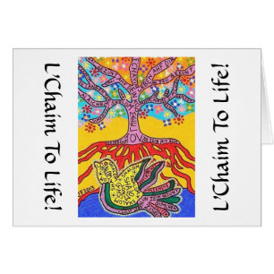 Fredsspråket i Yiddiska Andlig Hälsningskort