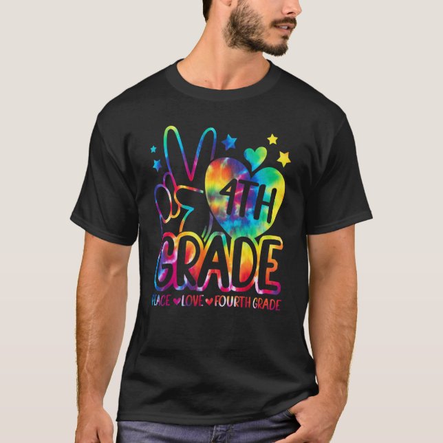 Fredsstiftelsen Kärlek Fjärde Klass-Back to school T Shirt (Framsida)