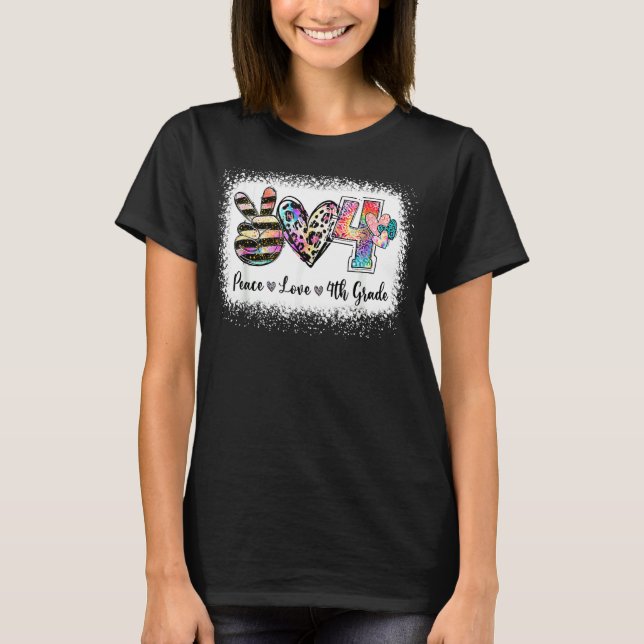 Fredsstiftelsen Kärlek Fjärde Klass-Back to school T Shirt (Framsida)