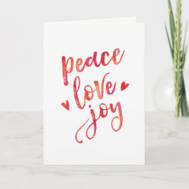Fredsstipografi i kärlek, julkort helgkort