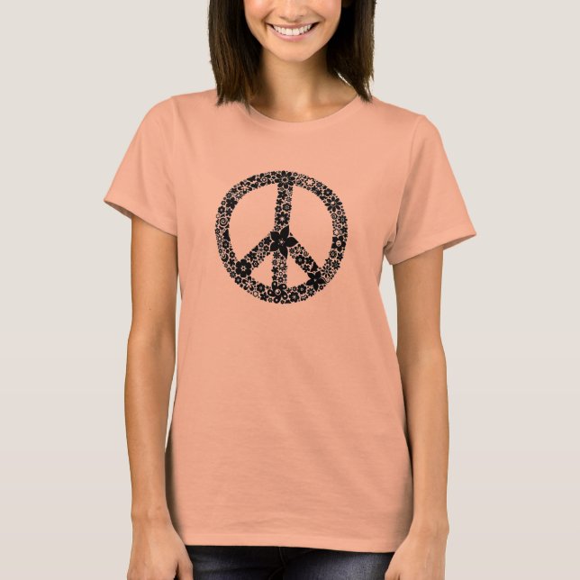 Fredssymbol 2 för 1960 tee shirt (Framsida)