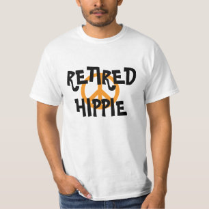 Fredssymbol för pensionerad Hippie T Shirt