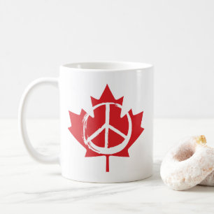 Fredssymbol Kanada är inte till salu till USA Kaffemugg