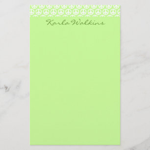 Fredssymbol Stationery Brevpapper