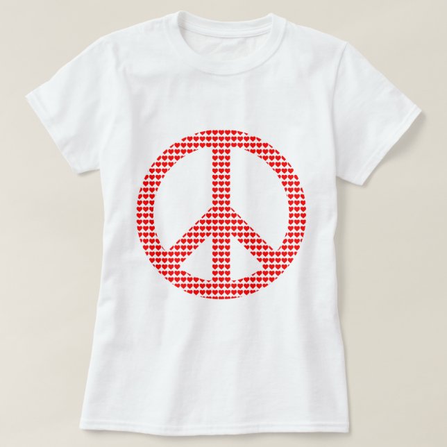 Fredssymbol T Shirt (Design framsida)
