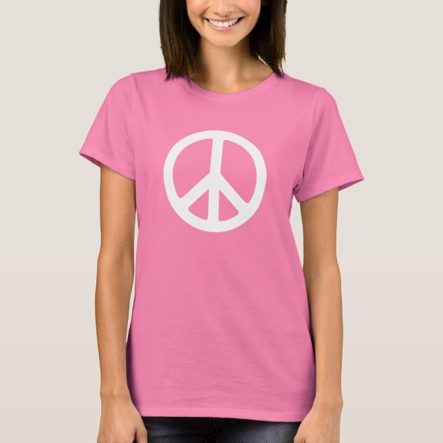 Fredssymbol Tee Shirt (Framsida)