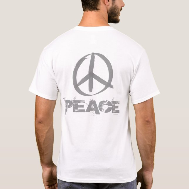 Fredssymbol Tee Shirt (Baksida)