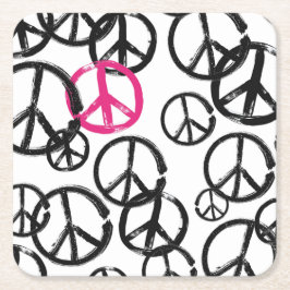 Fredssymbol Underlägg Papper Kvadrat