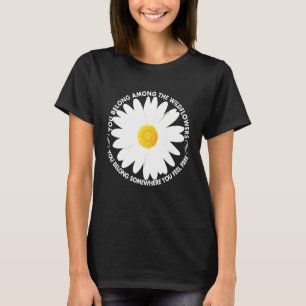 Fredssymbolen Kärlek och Wildblomman tillhör dig f T Shirt