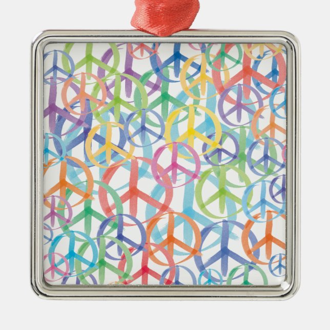 Fredssymboler Art Julgransprydnad Metall (Framsidan)