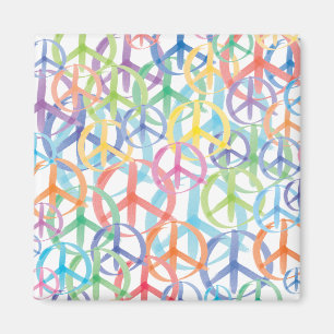 Fredssymboler Art Magnet