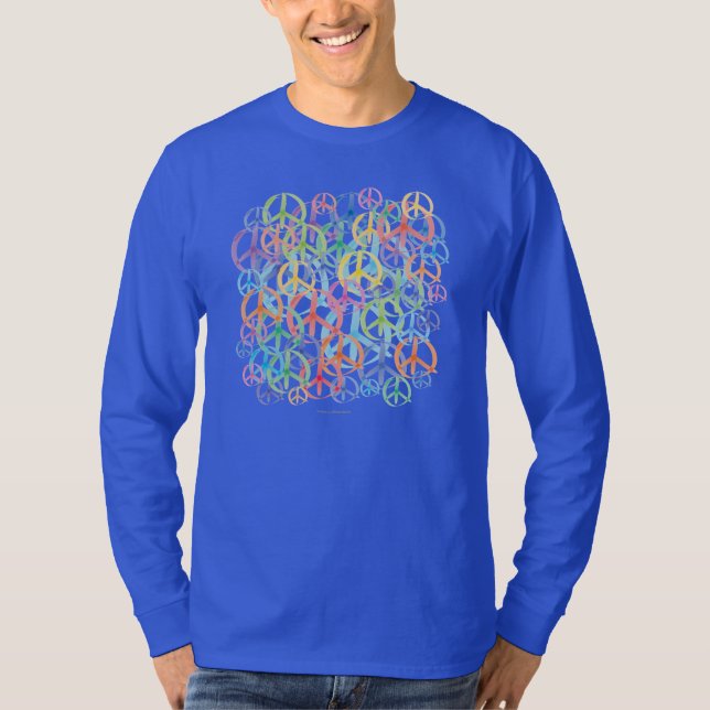 Fredssymboler Art T-shirt (Framsida)