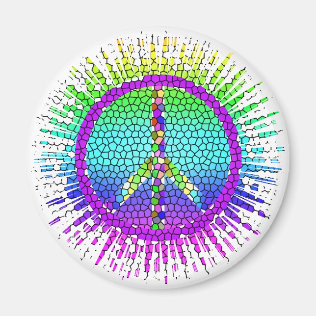 Fredssymboler Magnet (Framsidan)