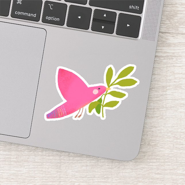 FREDSSYMBOLSTICKER KLISTERMÄRKEN (Detalj)