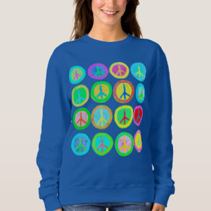 Fredstecken Abstrakt Art till Bära T Shirt