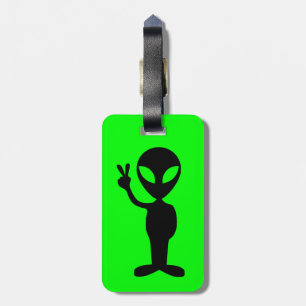 Fredstecken Alien Bagagebricka