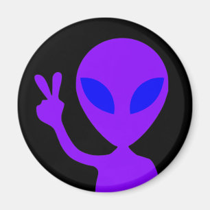 Fredstecken Alien Magnet