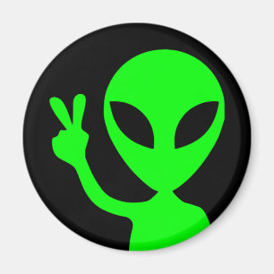 Fredstecken Alien Magnet