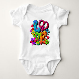 Fredstecken Anti-Krig Hippy Hippie T Shirt
