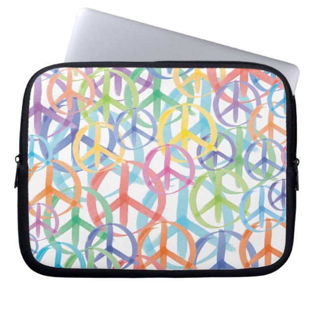 Fredstecken Art Laptop Sleeve (Framsidan)