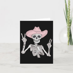 Fredstecken Cowboy Hat Western Mexican Halloween Kort