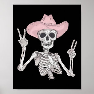 Fredstecken Cowboy Hat Western Mexican Halloween Poster