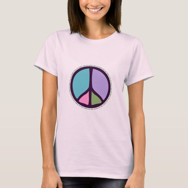 Fredstecken Dam Organic T-Shirt (Framsida)