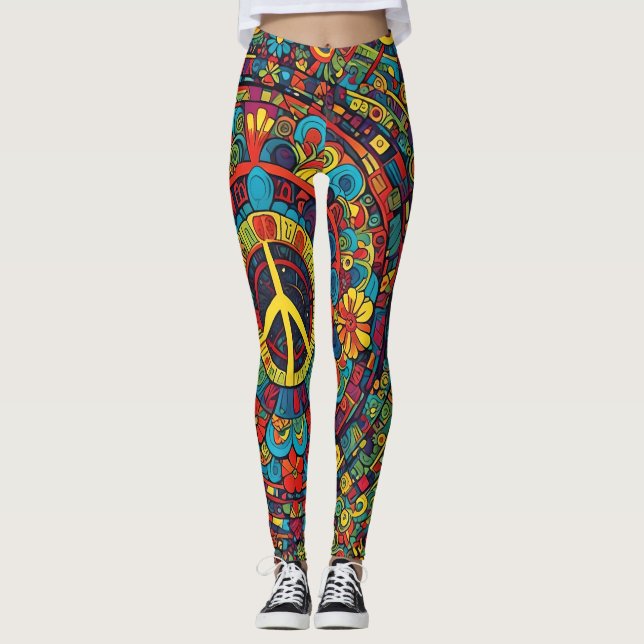 Fredstecken, Doodles Leggings (Framsida)