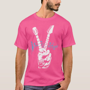 Fredstecken Electrical Acoustic Guitar Finger T Shirt