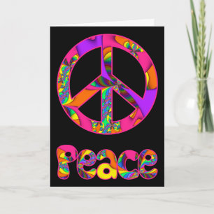 Fredstecken Färg Me Bright Greeting Card Kort