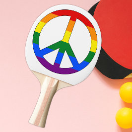 Fredstecken för Gay Rainbow-Flagga Pingisracket