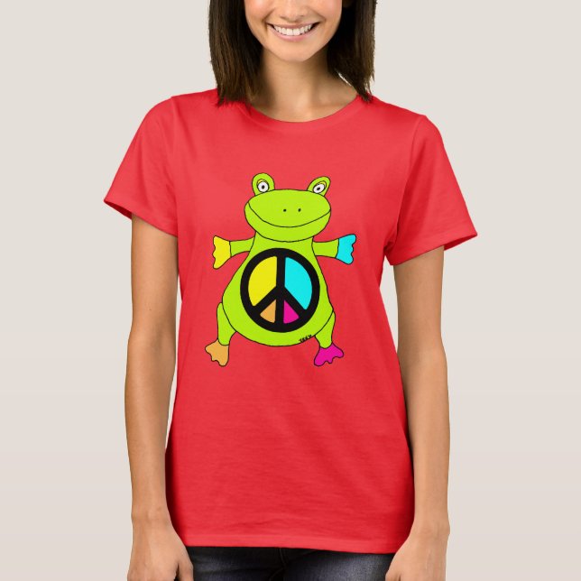 Fredstecken Frog T-shirt (Framsida)