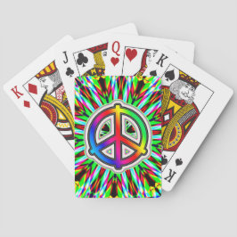 Fredstecken Grönt Mandala Casinokort