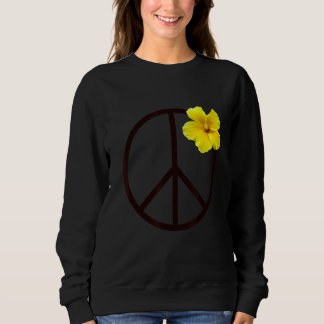 Fredstecken Gult Hibiscus Flower T Shirt
