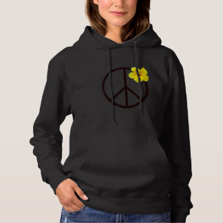 Fredstecken Gult Hibiscus Flower T Shirt