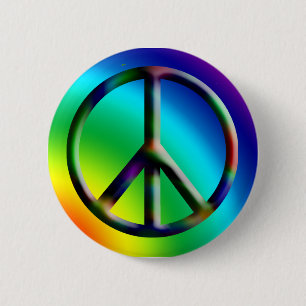 Fredstecken Hippie-knapp Knapp