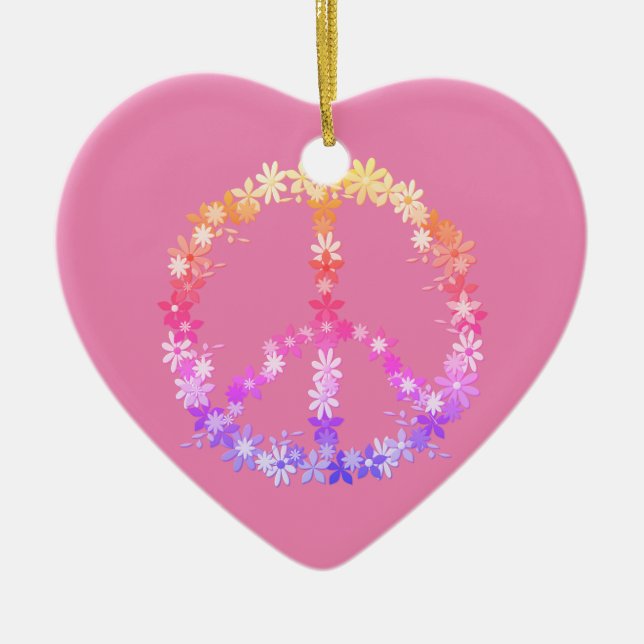 Fredstecken Julgransprydnad Keramik (Framsidan)