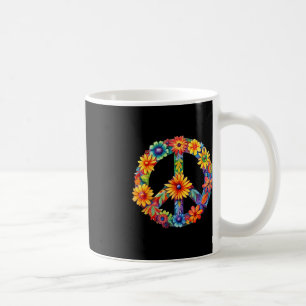 FREDSTECKEN KÄRLEK 60-tal 70-tal Groovy Hippie Cos Kaffemugg
