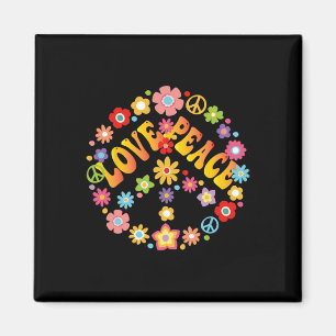 Fredstecken Kärlek 60-tal 70-tal Groovy Hippie Cos Magnet