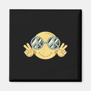 Fredstecken Kärlek 60-tal 70-tal Groovy Hippie Cos Magnet