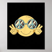 Fredstecken Kärlek 60-tal 70-tal Groovy Hippie Cos
