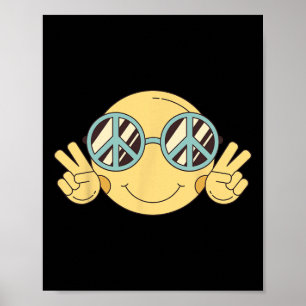 Fredstecken Kärlek 60-tal 70-tal Groovy Hippie Cos Poster