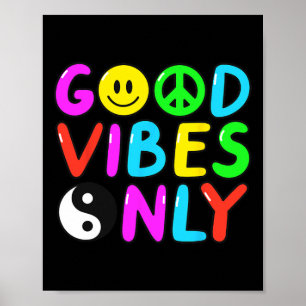 FREDSTECKEN KÄRLEK 60-tal 70-tal Groovy Hippie Cos Poster